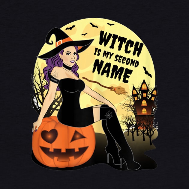 Witch Is My Second Name Halloween by MarrinerAlex